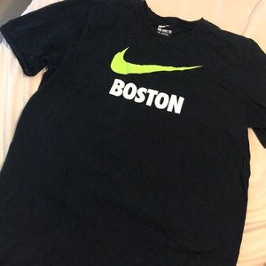 Black Nike Boston Tshirt